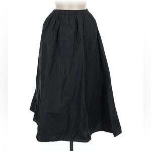 H&M Black Midi A-Line Skirt